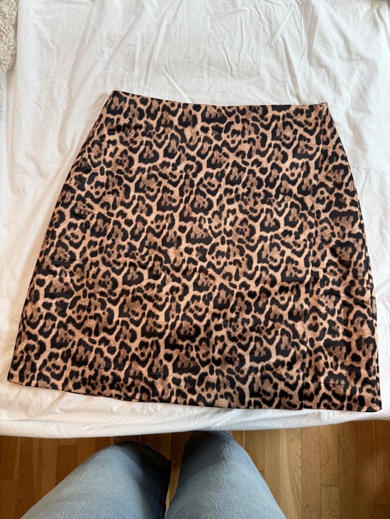 J. Crew Dresses & Skirts - J. Crew Leopard Print Wrap Mini Skirt